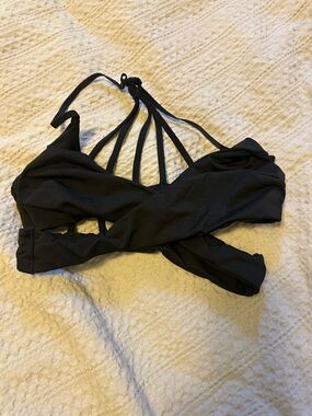 Victoria's Secret Black Strappy Sports Bra